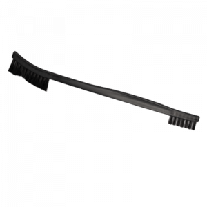 Мини щетка двухсторонняя жесткая, черная щетина LERATON DOUBLE SIDE HARD MINI BRUSH BR16