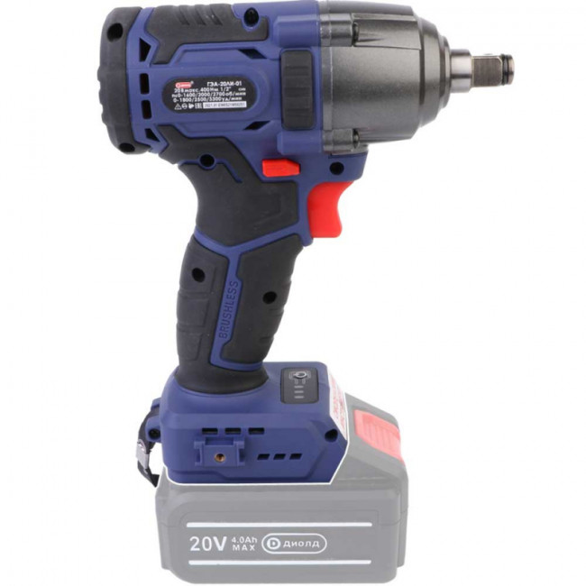 Гайковерт ударный аккумуляторный ГЭА-20ЛИ-01 (без батареи и ЗУ) Гайковерт ударный аккумуляторный ГЭА-20ЛИ-01 (без батареи и ЗУ)