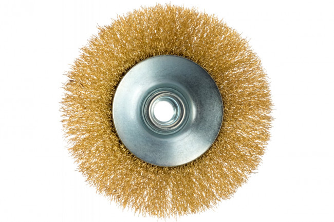 Щётка для УШМ тарелка витая проволока Matrix Щётка для УШМ тарелка витая проволока Matrix