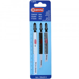 Пилки для лобзика T-SETS (Т123X, Т234X, Т345X)