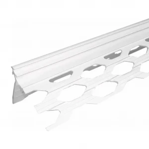 Профиль угловой под штукатурку ПВХ 3м Профиль угловой под штукатурку ПВХ 3м