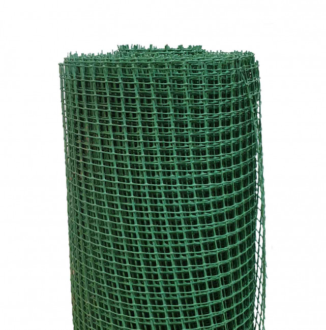 Сетка пластиковая 1,0м х 20м (20х20яч./квадрат) Зелёная