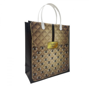 Подарочный пакет Стиль квадраты 23х26+10 из мягкого пластика Подарочный пакет Стиль квадраты 23х26+10 из мягкого пластика