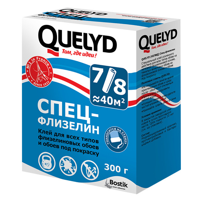 Клей обойный QUELYD спец-флизелин