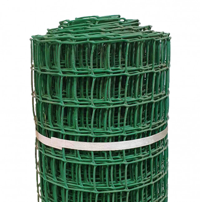 Сетка пластиковая 1м х 20м (50х50яч./квадрат) Зелёная