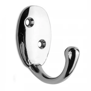 Крючок 1-рожковый хром