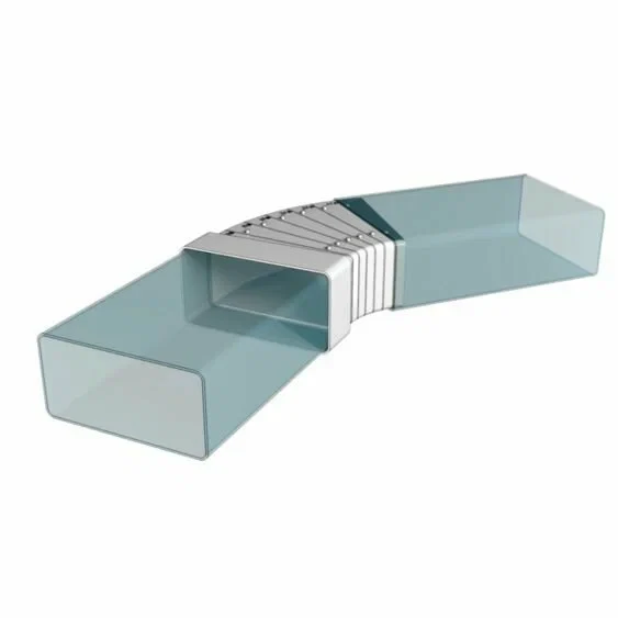 Колено для плоского канала разноугловое 120х60 Эвент Колено для плоского канала разноугловое 120х60 Эвент