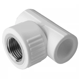 Тройник полипропилен комбинированный внутренний Тройник полипропилен комбинированный внутренний