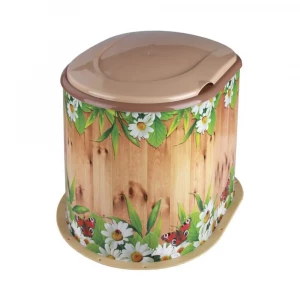 Туалет дачный пластиковый "Летний день" Туалет дачный пластиковый "Летний день"