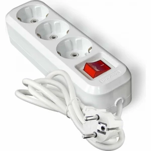 Удлинитель бытовой 3х5м с/з с выключателем UNIVersal Удлинитель бытовой 3х5м с/з с выключателем UNIVersal