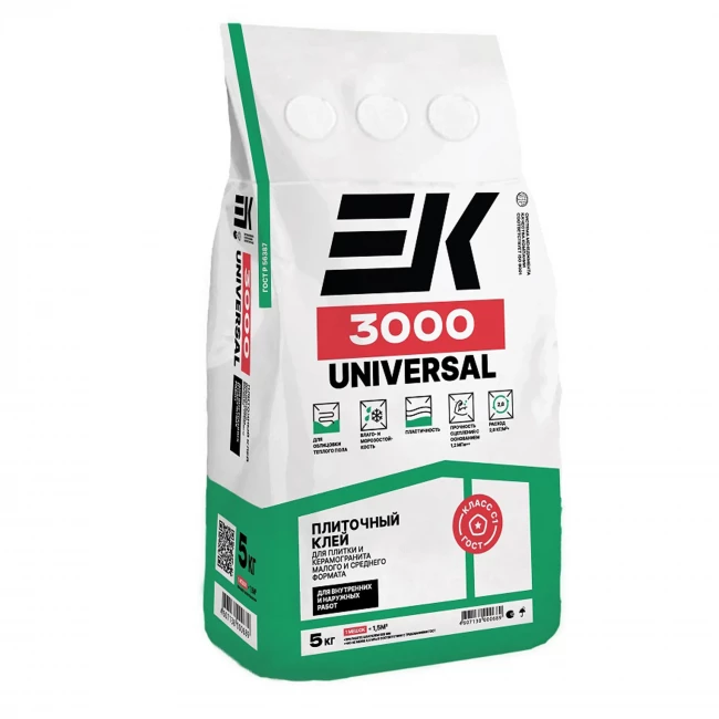 Плиточный клей ЕК 3000 