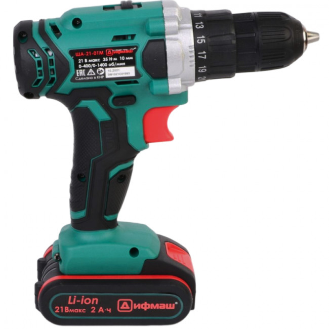 Аккумуляторная дрель-шуруповерт Дифмаш ША-21-01М Аккумуляторная дрель-шуруповерт Дифмаш ША-21-01М