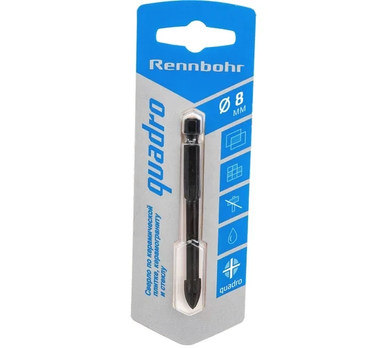 Сверло по кафелю и стеклу Quadro Сверло по кафелю и стеклу Quadro