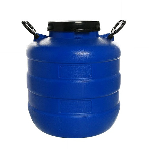 Бочка пластиковая пищевая круглая 