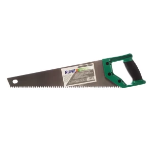 Ножовка по сырой древесине 400мм прямой крупный зуб Runex Green Ножовка по сырой древесине 400мм прямой крупный зуб Runex Green