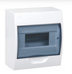 Бокс навесной IEK ЩРН-П- 8 I IP40 пластик МКР12-N-08-40-20 Бокс навесной IEK ЩРН-П- 8 I IP40 пластик МКР12-N-08-40-20