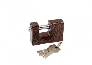 Замок навесной A-JX 80мм перф ключ Замок навесной A-JX 80мм перф ключ