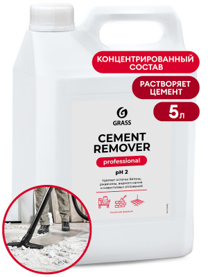 Средство для очистки после ремонта 5л GRASS Cement Remover Средство для очистки после ремонта 5л GRASS Cement Remover