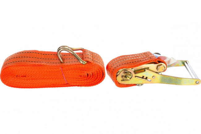 Стяжной ремень для крепления груза 4/8 т. 10м Стяжной ремень для крепления груза 4/8 т. 10м